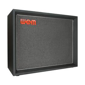 Hiwatt Starfinders12-u Wem Silver Starfinder 212 300-watt 2x12 Guitar Speaker Cabinet - Black
