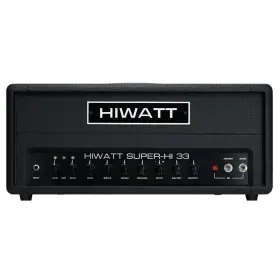 Superhi33h-u Hiwatt Super-hi 33 Extreme Gain 2 Channel Guitar Tube Amplifier Head