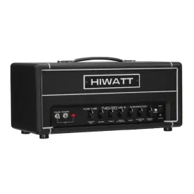 Tb4020h-u Hiwatt T-series Tb40/20 40/20-watt Tube Guitar Amplifier Head - Black