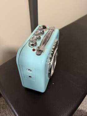 Honeytone N-10a N-10 Guitar Mini Amp Aqua
