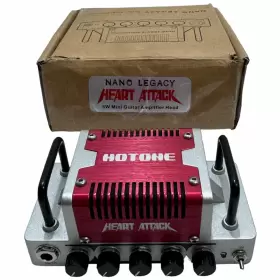 Nla-3 Hotone 888506020032 Nano Legacy Heart Attack Mini 5 Watt Compact Guitar Amp Head 3 Band
