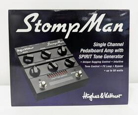 Hughes & Kettner 1007975 And Stompman Guitar 50-watt Amplifier Pedal