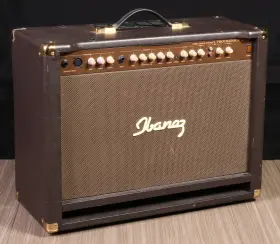 002-xk-1c Ibanez Troubadour Ta225 Stereo Acoustic Guitar Combo Amp - Brown