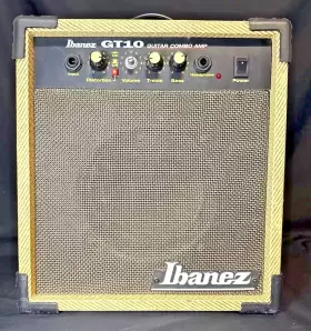 Gt-10 Ibanez Gt10 Guitar Combo Amp 24 Watt 120v Vintage Tested See Description