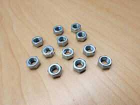 Ikea 100707 New Set Of 12 X M5 Nuts Replacement Silver