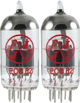 Ecc82 Jj Electronic 841358108853 12au7 / Dual Triode Package Of 2 Guitar Amplifier Tube