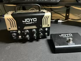 041-mete2-0015 Joyo Meteor Ii Mini Amp Head 20w Preamp 2 Channel Hybrid Tube Guitar Amplifier