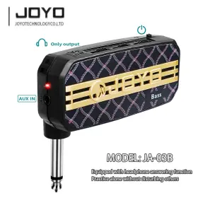 041ja03b0010 Joyo Bass Mini Headphone Amplifier With Output Practice Amp Opend