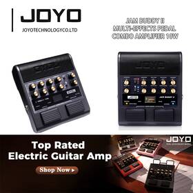 Joyo 048uddy20020 10w Portable Guitar Practice Combo Amplifier With Footswitch Otg Recording