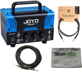 Joyo 607595973391 Bantamp Blue Jay Blues Overdrive 20w Tube Amp Head With Cloth And 2 Cables