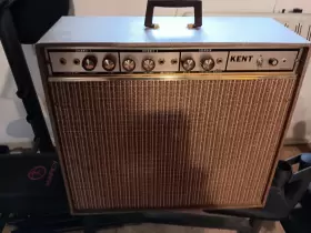 6101 Kent Guitar Amplifier Model Good Working Condition Some Static In Knobs