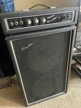 Ba21 Kingston Vintage Deluxe Bass Amp And Cab Combo Made In Japan