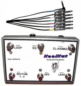 Koolkat Switches Kk-mrk4 6 Button Footswitch For Mesa Boogie Mark Iv With Cable