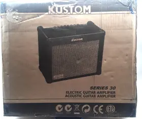 Dual35-dfx Kustom Series 30 Dual 35 Dfx Electric Guitar Amplifier 30w 1x10 Inch Speaker Combo