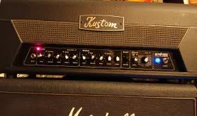 Hv100 Kustom Guitar Amp 100 Watt Secret Weapon Amazing Head Rare