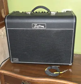 Hv65t Kustom Lead Guitar Amp High Voltage Hybrid Tube Combo 65 Watts 1x12 Inch