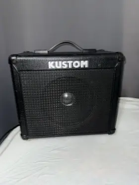 Kba15a-na Kustom Kba15a Bass Guitar Amplifier 40w Practice Amp Tested