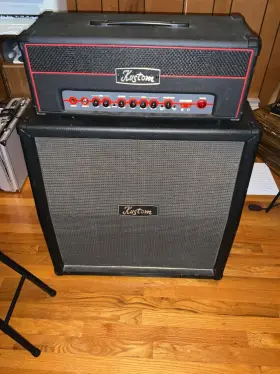 Kg100hfx Kustom Guitar Amplifier Head 100w With Kastom Kg412 Cabinet