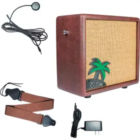 Kua10 Kustom 10w 1x6 Ukulele Combo Amplifier With Pickup And Amp Strap
