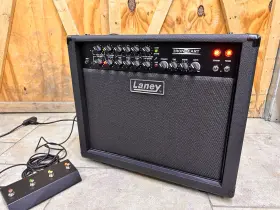 Irt30-112 Laney Iron Heart Tube 1-12 Inch Combo Guitar Amp With Footswitch - Mint Cond