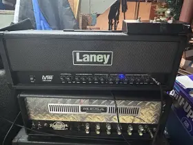 Lv300 Laney Amp Head For Guitar With Foot Switch British Rock