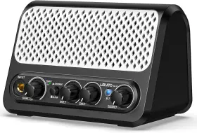 085bw Lekato Mini Guitar Amp 10w Portable Electric Amplifier Black-white