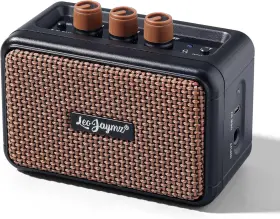 Leo Jaymz 445010666601 Mini Guitar Amplifier - 5w Dual Speaker Bt Wireless Amp Rechar