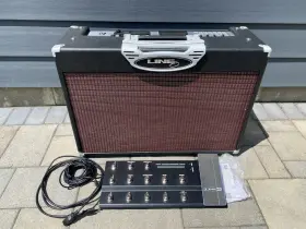 Vta1a5217000055 Line 6 21 Vetta 2x12 100w Guitar Combo Amp With Fbv Shortboard Mkii Floorboard Pedal