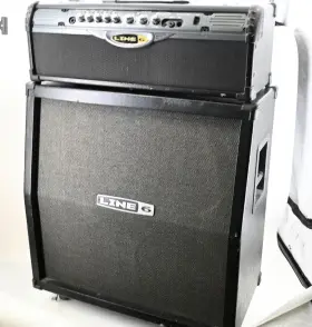 Fpp007638 Line 6 614252017312 Spider Ii Hd75 75/300w Guitar Amp Head And 4x12 Cabinet