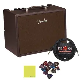 2314300000..-open Liquid Audio 810139693130 Fender Acoustic Junior Guitar Amplifier 120v Dark Brown Box