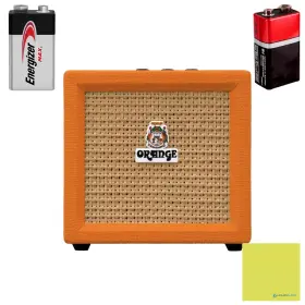 Liquid Audio 857954008022 Orange Amplification Crush Mini 3-watt Battery Powered Guitar Combo Amplifier