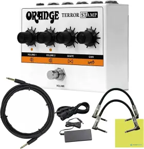 Liquid Audio 857954008473 Orange Amps Terror Stamp 20w Hybrid Valve Guitar Amp Bundle With Pig Hog Cable