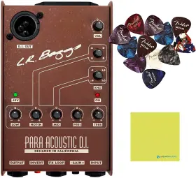 Liquid Audio 857954008558 Lr Baggs Para Di 4 Inch Acoustic Guitar Preamp And 5-band Eq Bundle