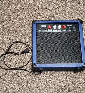 Agl-20 Lyxpro Electric Guitar Amplifier 20 Watt Blue