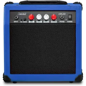 Lyxagl20b Lyxpro Electric Guitar Amp 20 Watt Amplifier With Built-in Speaker Blue