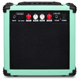 Lyxagl20gr Lyxpro 20w Electric Guitar Amp Amplifier With Built-in Speaker - Green