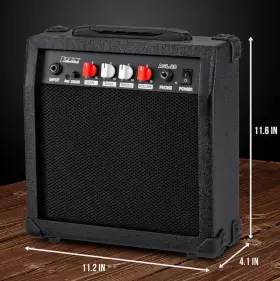 Lyxagl20p Lyxpro Electric Guitar Amp 20 Watt Amplifier Built In Speaker Headphone Jack And