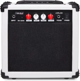 Lyxagl20w Lyxpro Electric Guitar Amp 20 Watt Amplifier With Built-in Speaker White