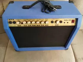 Lyxagl40 Lyxpro 40w Electric Guitar Amplifier With Built-in Speaker - Blue