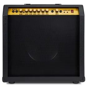 Lyxagl60 Lyxpro 60w Electric Guitar Amp Amplifier With Built-in Speaker Black