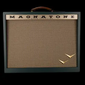 10mag019 Magnatone Special Edition Panoramic Stereo Dark Green Guitar Amp Combo