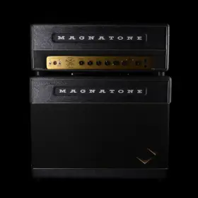 10mag031 Magnatone Limited Edition Slash Purple Python M-80 Head And Cabinet Guitar Amp Rig