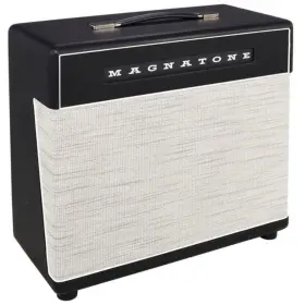 112-ext-blk Magnatone Super Fifteen 1x12 Inch Guitar Amp Speaker Cabinet With Light Up Logo