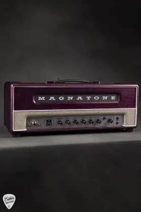 460-bgc Magnatone Billy Gibbons Collection M-80 Head - Chrome Grape #7207