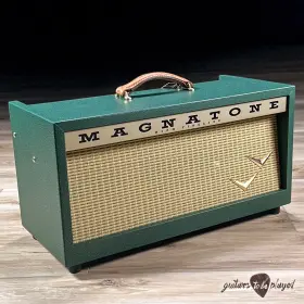 7393 Magnatone #7393 Panoramic Stereo 12 12w Reverb/vibrato Tube Head Dark Green Demo