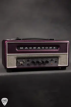 Bby-m80h-bgc Magnatone Billy Gibbons Collection Baby M-80 Head - Chrome Grape #7437