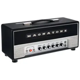 Spr15-h-blk Magnatone Super Fifteen 15-watt Tube Guitar Amp Head El84 Power Tubes Black
