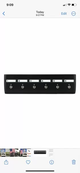 Pedl-91016 Marshall 100hr Dsl 6-way Pedal Footswitch