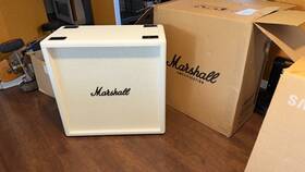 Marshall 2551av-u 1960bxd 4x12 Dummy Cabinet White Empty Cab Shell No Speakers