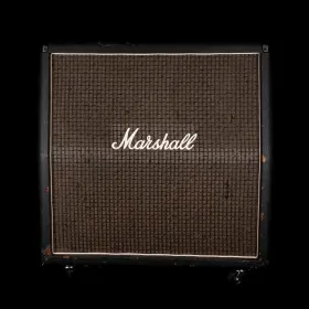 85msl040 Marshall Vintage 1977 Slant Cab With Inch Black Backs 4x12 25-watt Rola Celestion